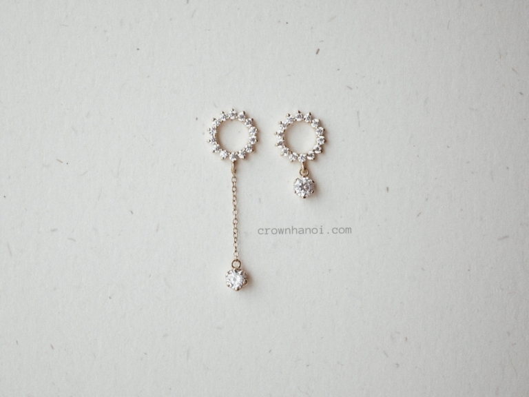 MULTI PRONG SUNFLOWER PLAIN EARRINGS