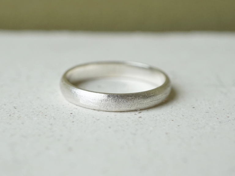 D-SHAPE BAND RING - MEN