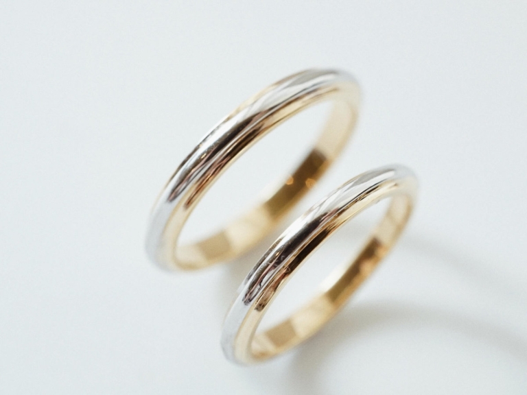 DUO COLOR LAYER COUPLE RING