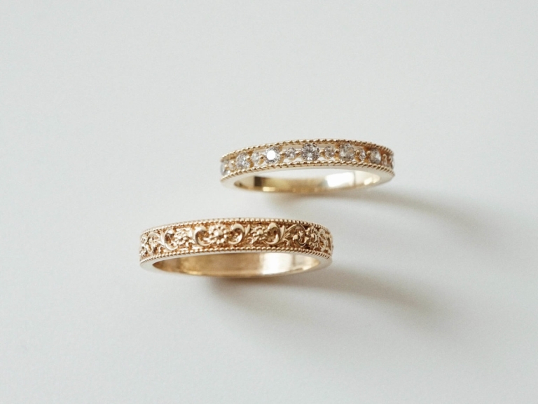 RENAISSANCE ART INSPIRED RING & FRENCH LACE RING
