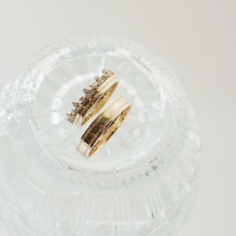 BORDER RING – 4MM & TIARA BORDER RING – CROWN