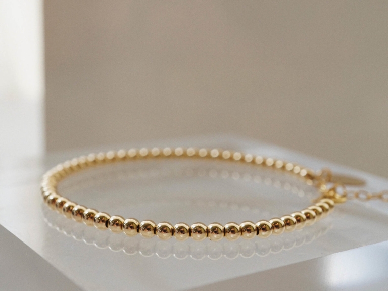 BEADED BRACELET - 3MM (GF)