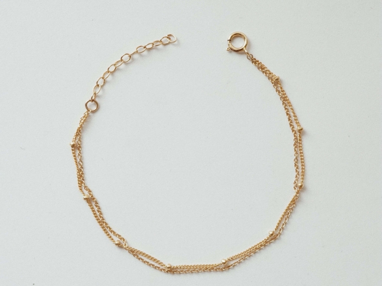 PLAIN SATELLITE BRACELET (GF)