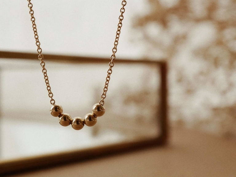 BEADED NECKLACE (GF)