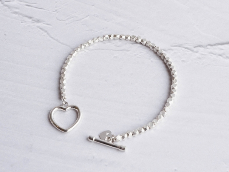 HEART FRAME CLASP SUNDANCE BRACELET