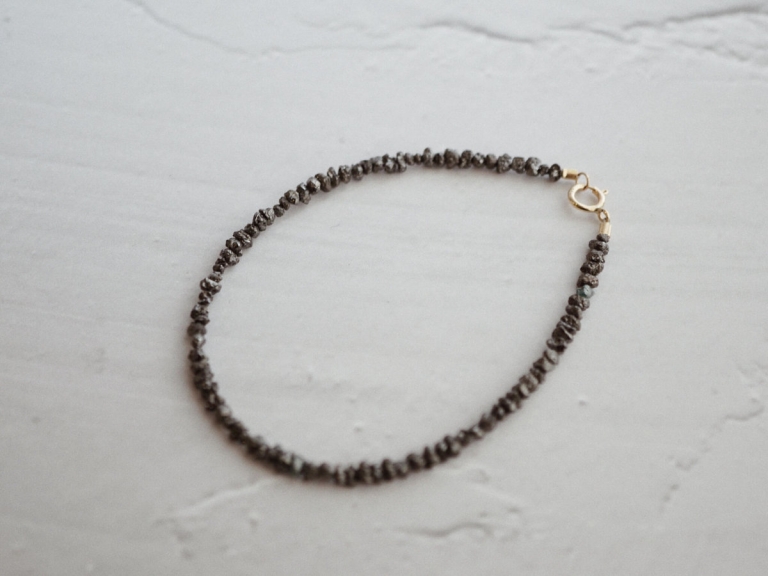 FULL BLACK RAW DIAMOND BRACELET