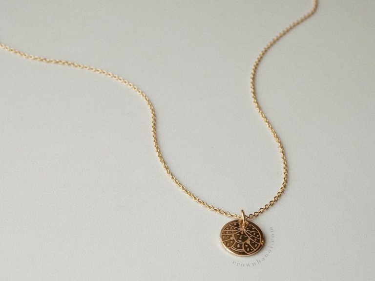 CLASSIC DISC NECKLACE (GF)
