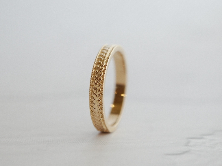LAUREL BAND RING - WOMAN