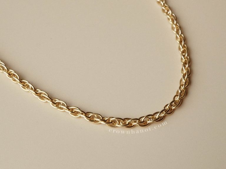 TRIPLE CABLE NECKLACE (GF)