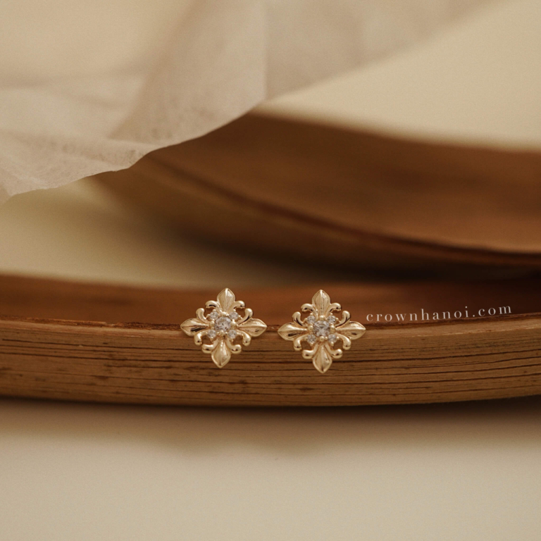 FLEUR CREST EARRINGS