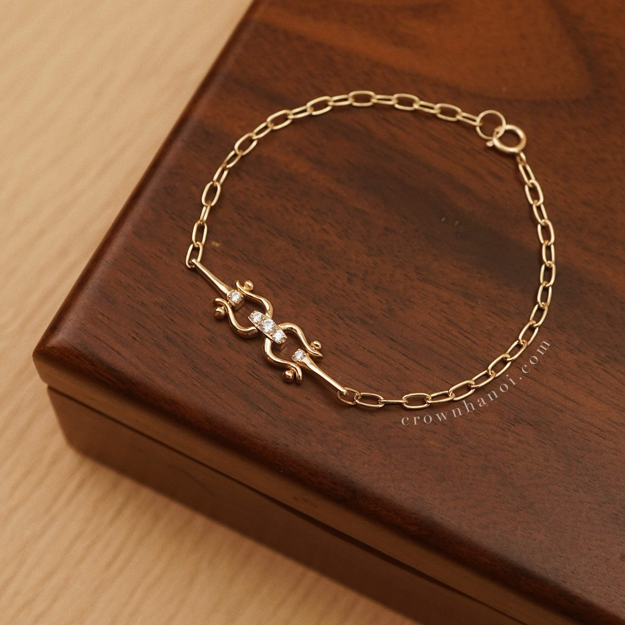 KEEPSAKE - SHORT RECTANGLE CHAIN BRACLET