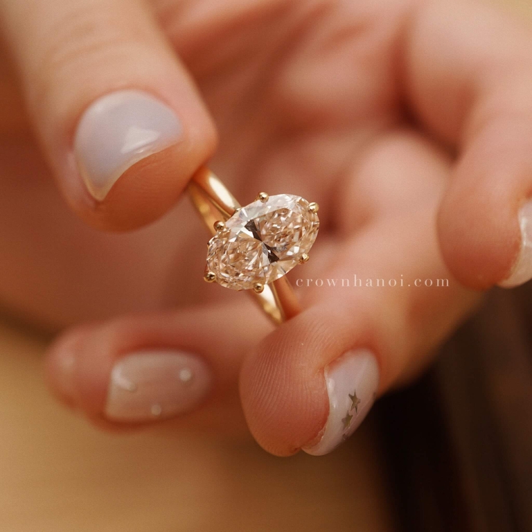 Alternative view of HIDDEN BLOOM SOLITAIRE RING