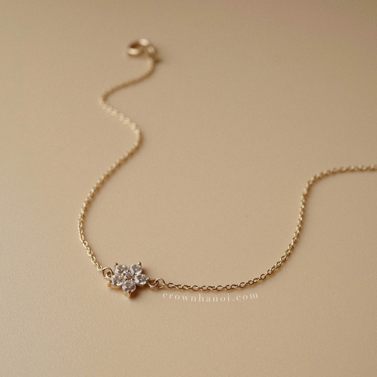 FLOWER PAVE BRACELET