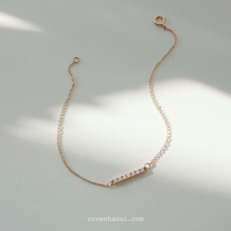 PAVE BAR LINK BRACELET