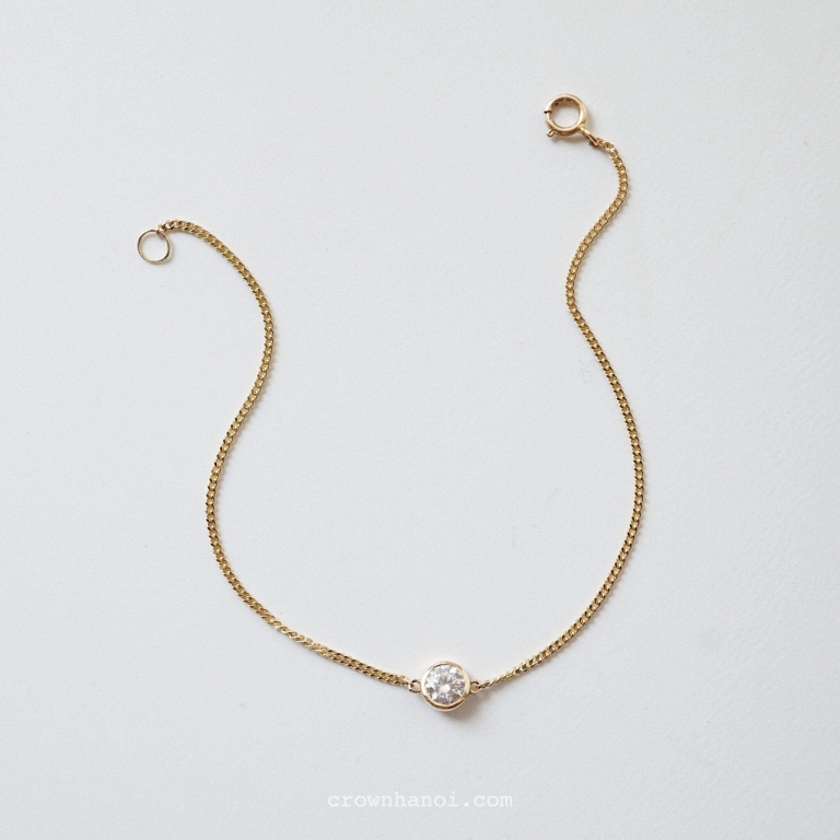 STONE CURB BRACELET