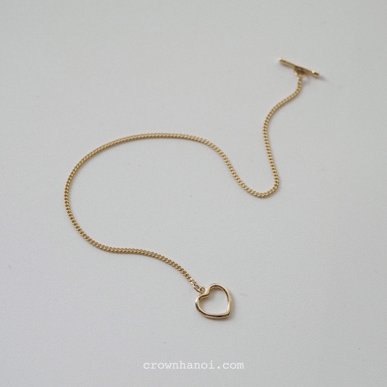 HEART FRAME 2.0 CURB BRACELET