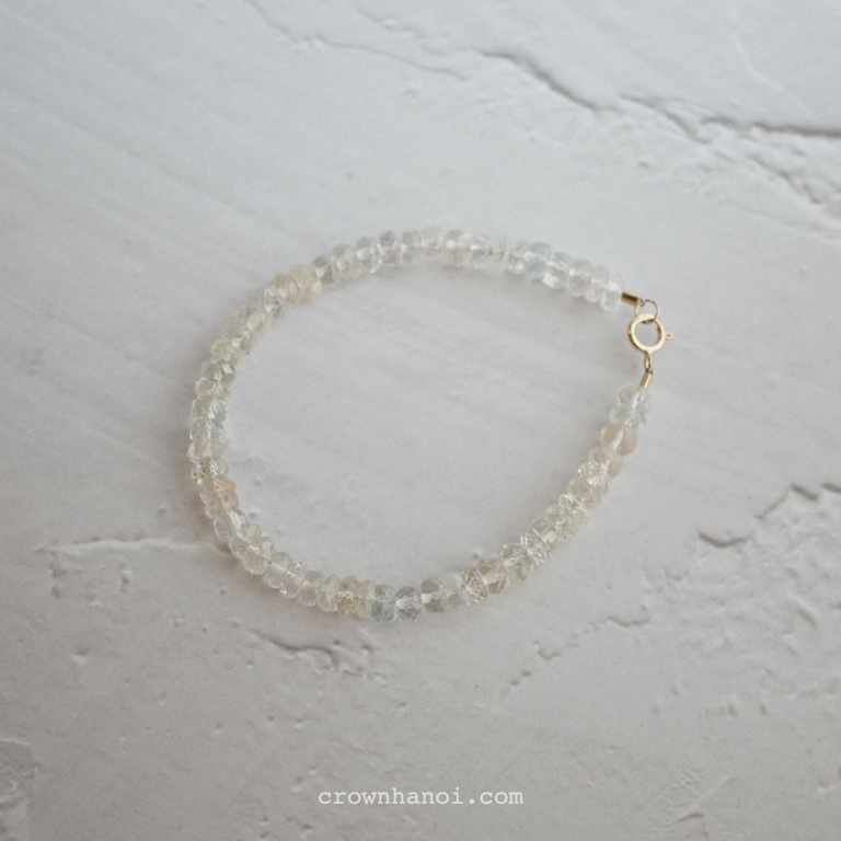 FULL CHAMPAGNE QUARTZ BRACELET