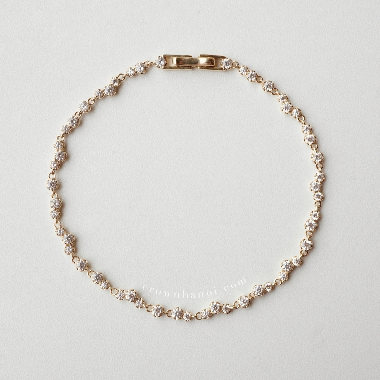 PETITE CLUSTER TENNIS BRACELET