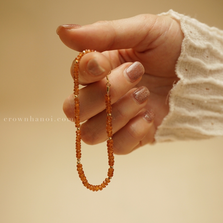YELLOW SAPPHIRE BEADED BRACELET
