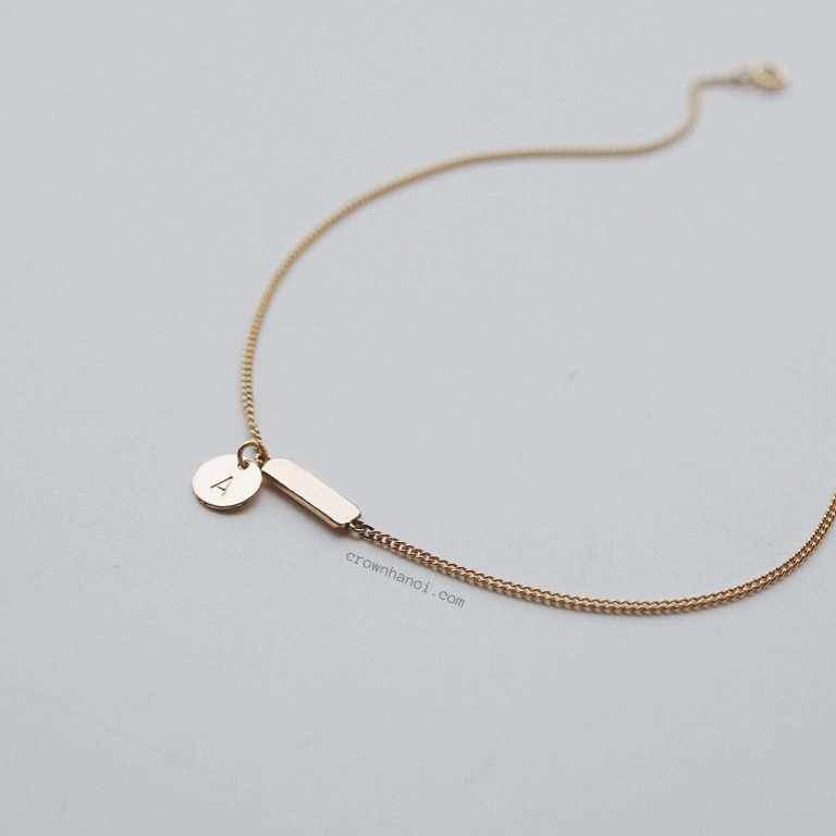 MINI BAR - MINI DISC CURB BRACELET