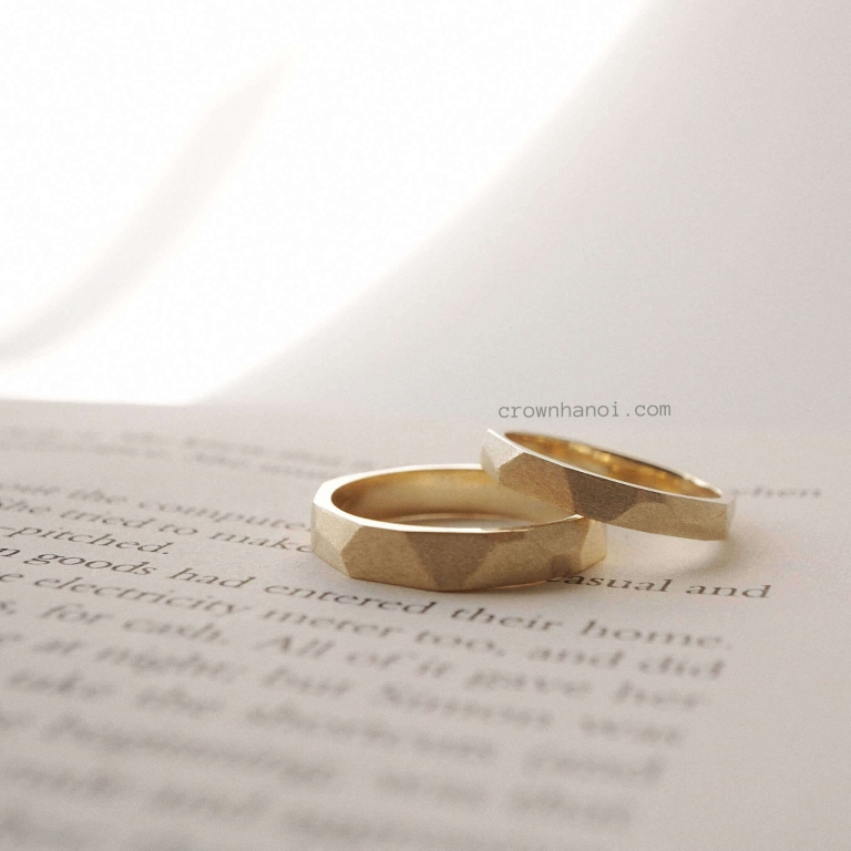 FACET BAND RING 3MM & 4MM