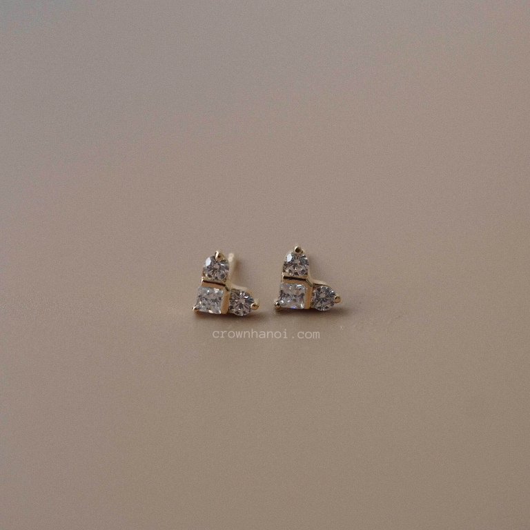 HEART PUZZLE EARRINGS
