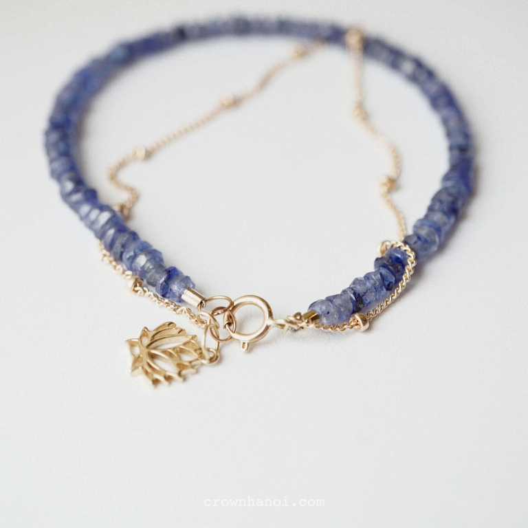 LOTUS - SATELLITE BLUE SAPPHIRE BRACELET
