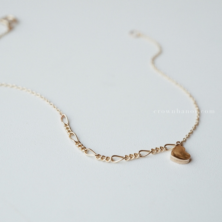 TINY HEART - FIGARO PLAIN BRACELET