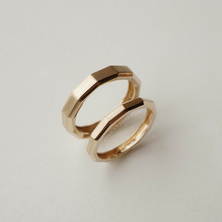 GEOMETRIC FACET COUPLE RING