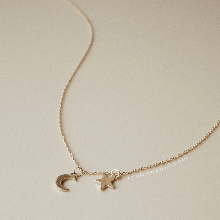 CRESCENT STAR NECKLACE