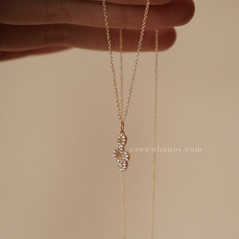 PAVE SOL NECKLACE