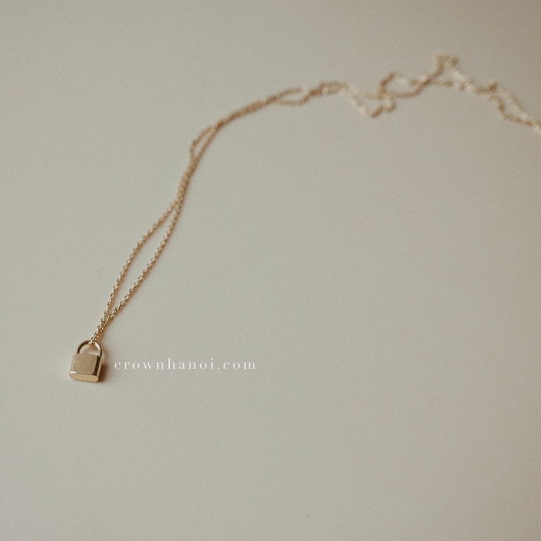 MINI LOCK NECKLACE - 8MM
