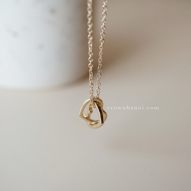 DOUBLE HEART NECKLACE