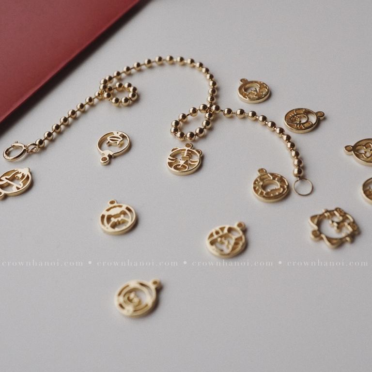 ZODIAC DISCO BEADS BRACELET