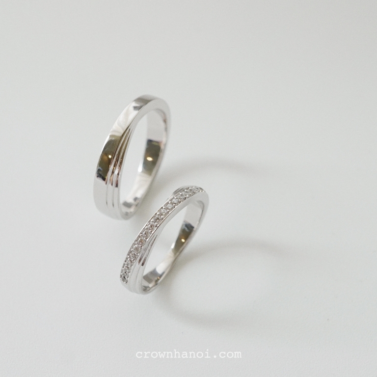 MILLE COUPLE RING (PLATINUM)