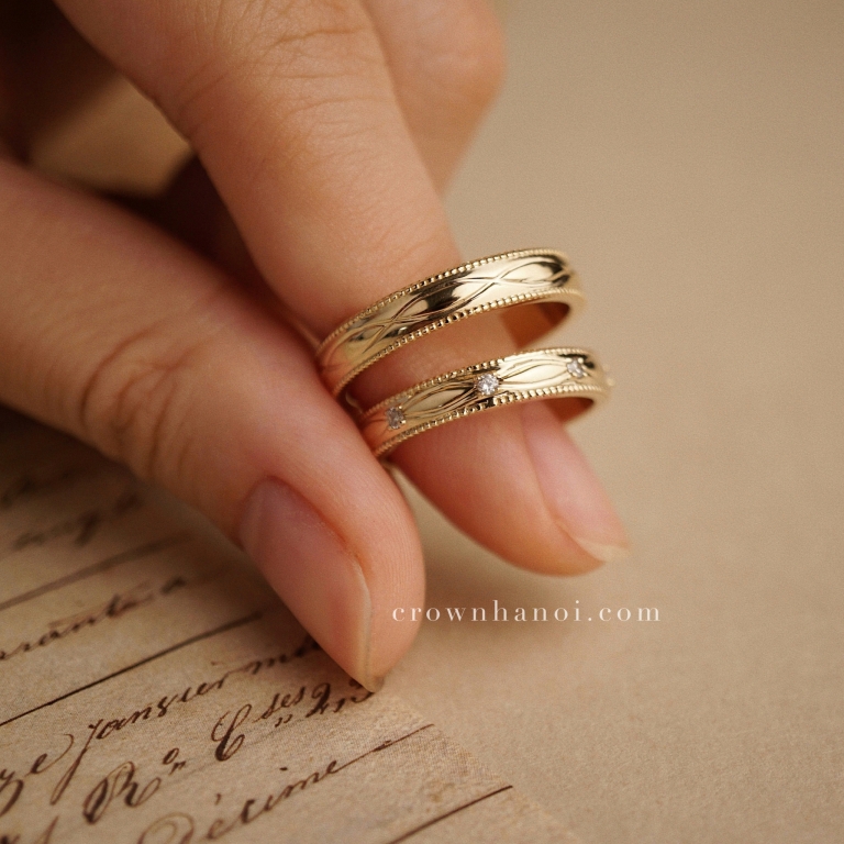 INFINITY GROOVED COUPLE RING