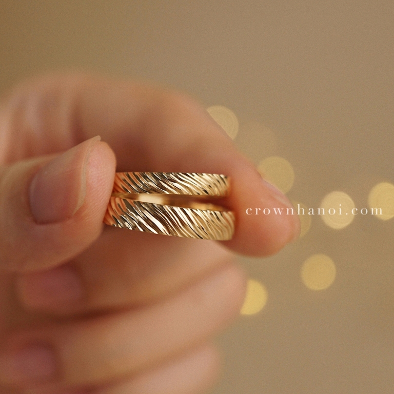 WAVY COUPLE RING
