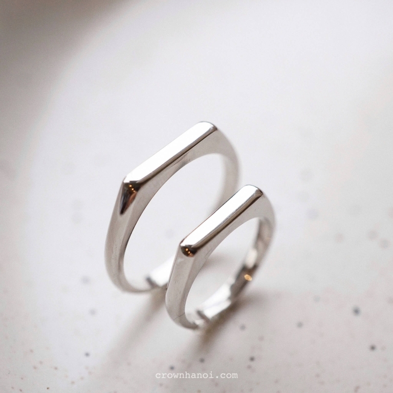 LINE SIGNET COUPLE RING 2.5MM