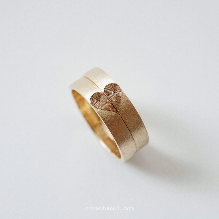 FINGER PRINT BAND RING