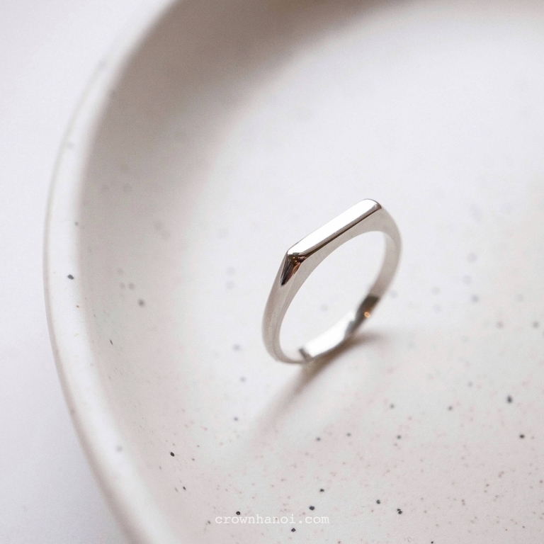 LINE SIGNET RING 2.5MM - MAN