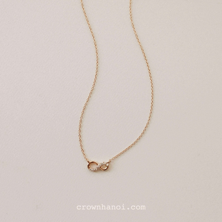 INFINITY PAVE NECKLACE
