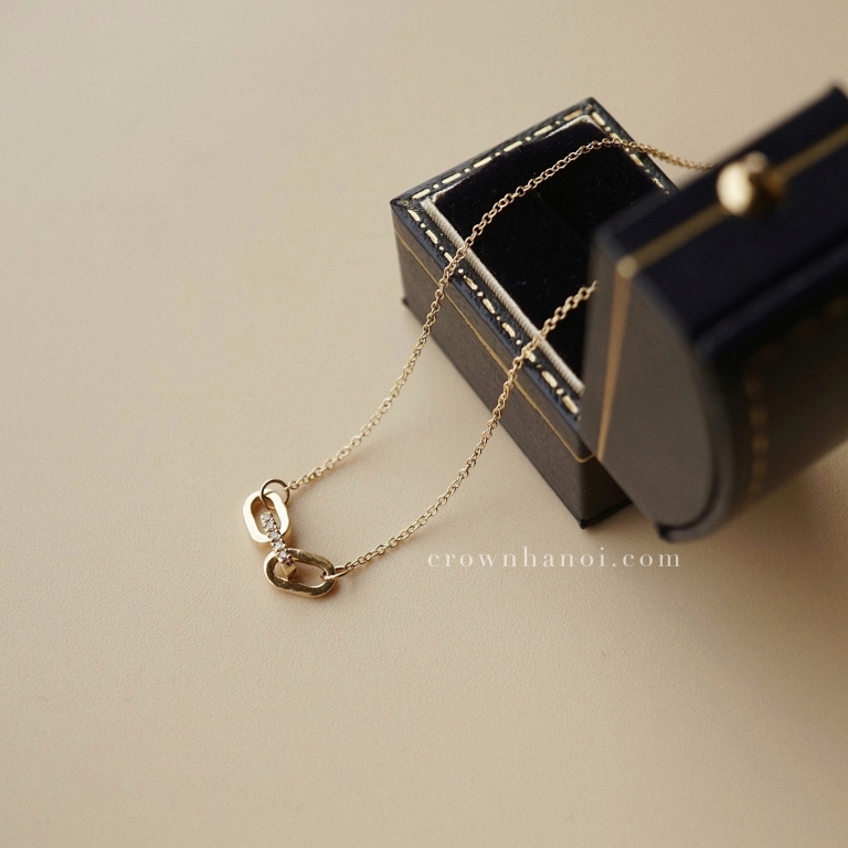 CHAIN PAVE NECKLACE