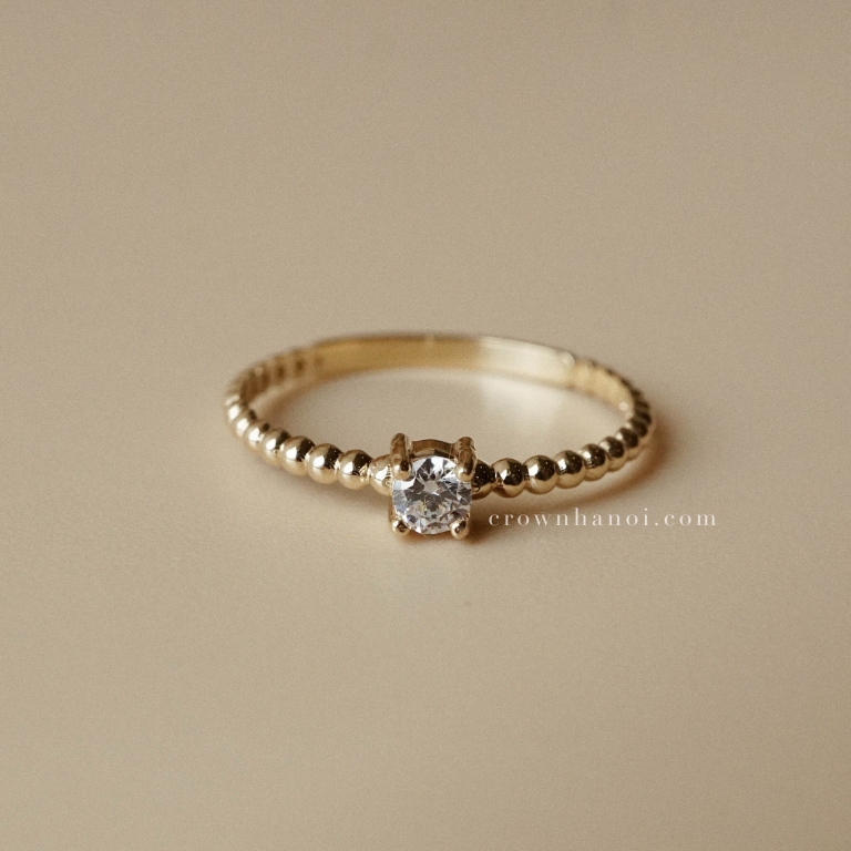STONE BEADED RING