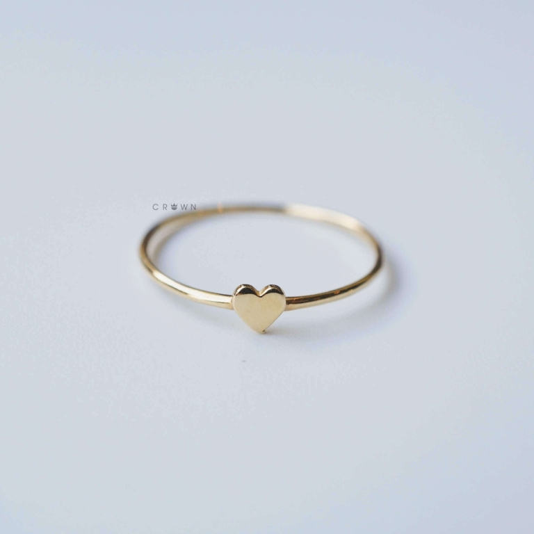 SKINNY RING - MINI HEART