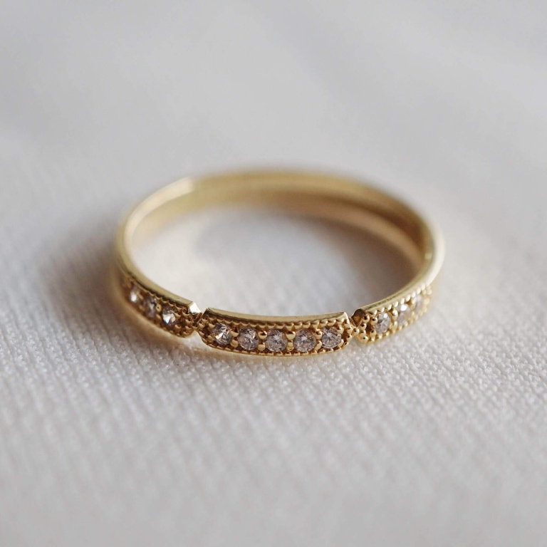 FRENCH PAVE RING