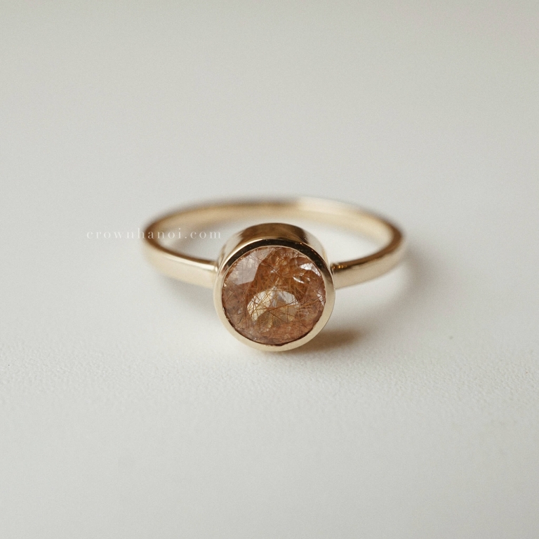 BASIC RUTILATED QUARTZ RING