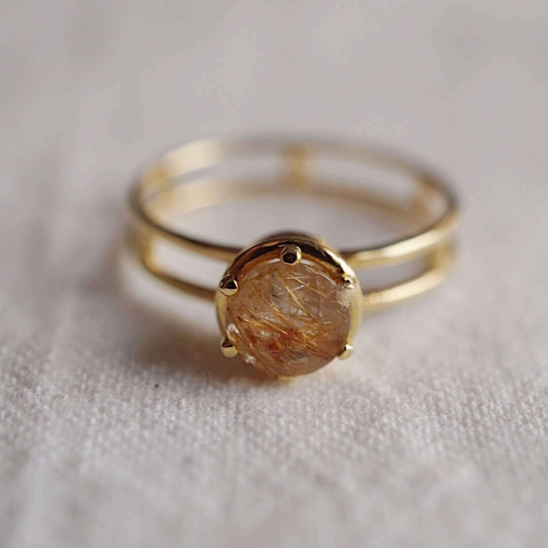 DUO BAND QUARTZ RING