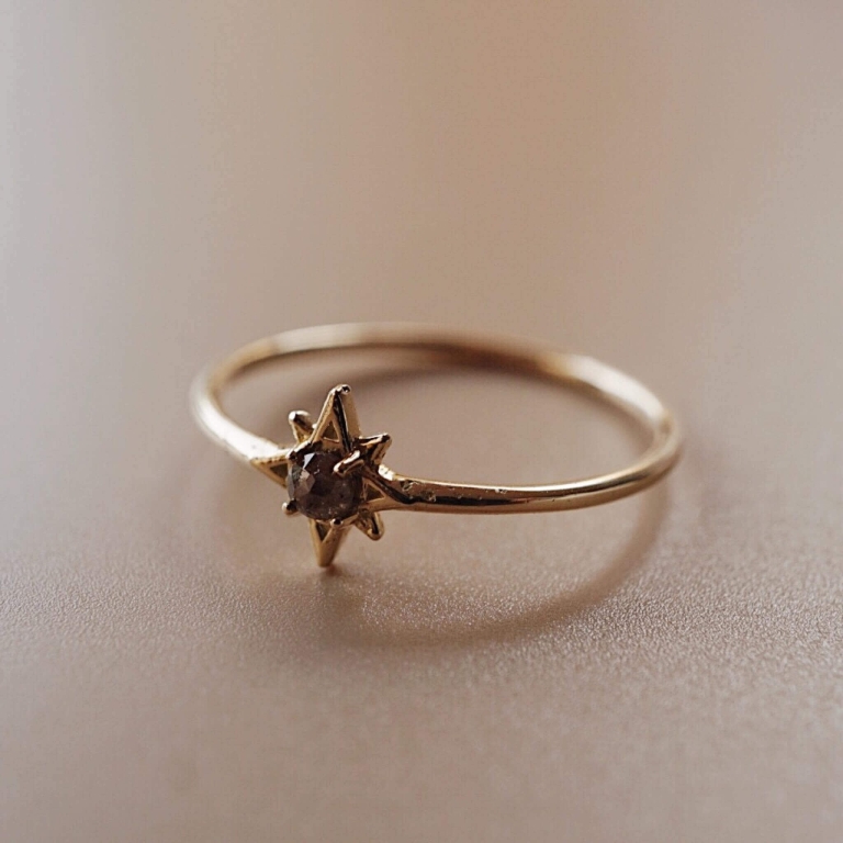 STARDUST RAW DIAMOND RING