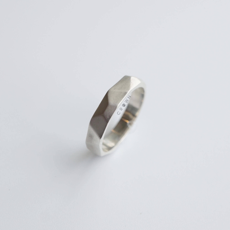 FACET BAND RING