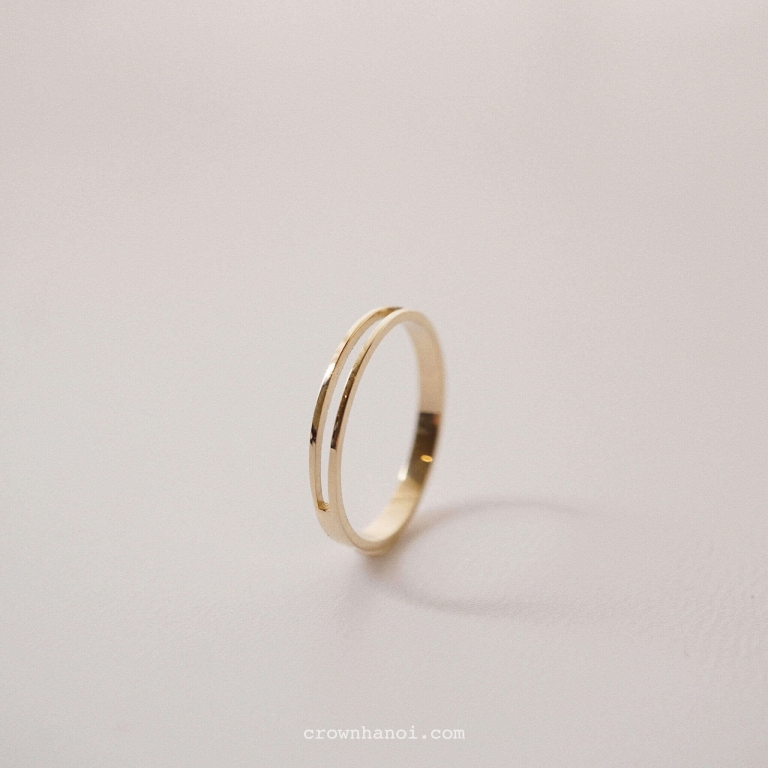 INFINITY PUZZLE RING - 2 LINES